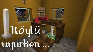 Geçe köylü uyurken götüne ... | Minecraft