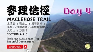 [麥理浩徑 MacLehose Trail] 第四回 | Day 4 | 水浪窩➡️沙田坳 | 第四,五段 | 15.5公里 | 航拍路線 交通 詳細介紹 #麥理浩徑 #MacLehoseTrail