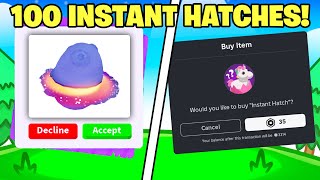 Instant Hatching 100 Moon Eggs with Robux!