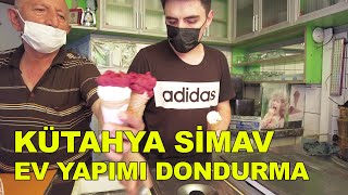 4K UHD - Kütahya Simav - Ev Yapımı Dondurma - Hodolar Pastanesi - Kütahya Simav Street Food