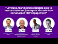 Leverage AI and connected data silos to master customer journeys and create true HCP engagement