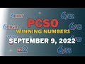 P60M Jackpot Ultra Lotto 6/58, EZ2, Suertres, 4Digit, and Megalotto 6/45 | September 9, 2022