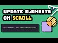 Dynamic Scroll States with Intersection Observer + Vue
