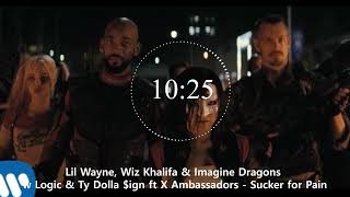 Lil Wayne, Wiz Khalifa & Imagine Dragons w/ Logic & Ty Dolla $ign ft X Ambassadors - Sucker for Pain
