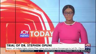 Assoc. of Judges fights claims Prez. gave cars to Justice Honyenuga to jail Dr Opuni - (24-11-21)