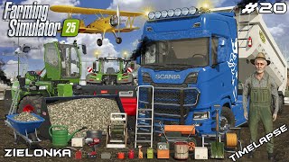 TRANSPORTING STONES TO THE NEW LAND WITH SCANIA S730 | ZIELONKA | Farming Simulator 25 | Episode 20