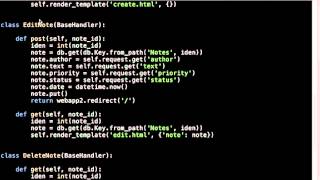 Google appengine development tutorial based on open source python code Part 2