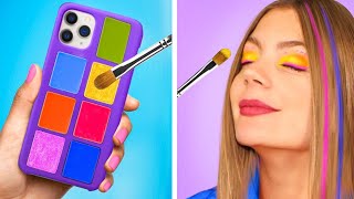 AWESOME WAY To Sneak Makeup ANYWHERE! Funny Situations & DIY Ideas by Mariana ZD