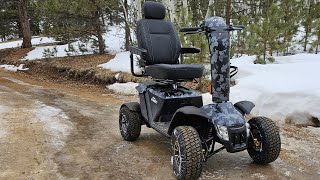 ⛰️❄️Heavy Duty Mobility Scooter Off-Road Challenge In The Snow