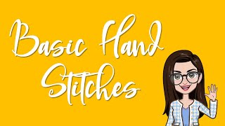 Basic Hand Stitches