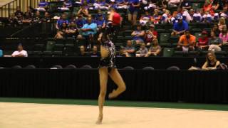 Nicole Kaloyanov - Ball - All Around Final - 2013 U.S. Rhythmic Championships