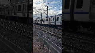 【４K映像】横須賀線　上り電車　Yokosuka Line up train