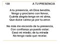 himno 138 a tu presencia