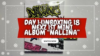 Unboxing NEXZ 1st Mini Album “NALLINA” | JordieMas