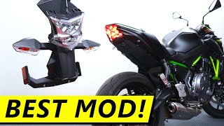 Ultimate Tail Tidy Mod for the Z650! (Super Bright)