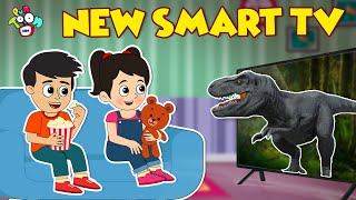 नई TV | New Smart TV | Hindi Stories | Hindi Cartoon | हिंदी कार्टून | Puntoon Kids