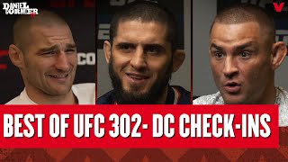 Best of Islam Makhachev, Dustin Poirier, and Sean Strickland UFC 302 DC Check-in