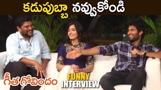 Parasuram Funny Answers to Suma | Vijay Devarakonda & Rashmika Special interview | Geetha Govindam