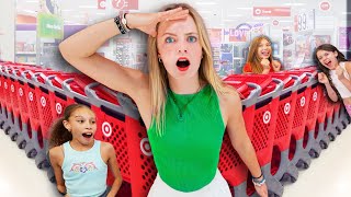 BREAKING RULES with @THEROCKSQUAD  Extreme Hide and Seek in Target! *Shocking Consequence*