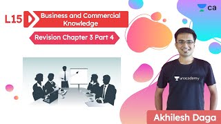 Business and Commercial Knowledge L15 | Revision Chapter 3 Part 4 | Akhilesh Daga