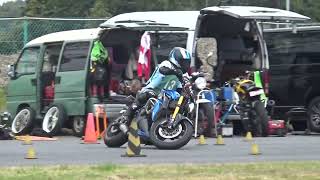 20241110 motogymkhana JAGE #3 H2 【緑13】tashiro@GSX-S1000