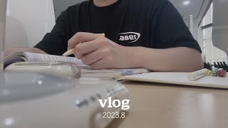 Korean college students' daily life studying TOEIC and living well at home Vlogs