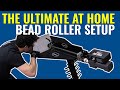 How to Roll Beads in Sheet Metal with the ULTIMATE Motorized Bead Roller Setup! Eastwood