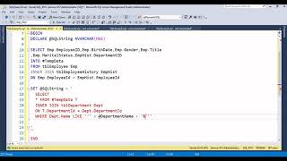 Microsoft SQL Server Development Part 9 : Dynamic SQL 4 in SQL Server