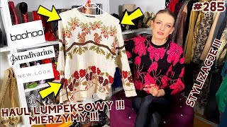 HAUL LUMPEKSOWY !!! MIERZYMY PIĘKNE UBRANIA Z SECOND HANDU 🐿 !!! BOOHOO/STRADIVARIUS/NEW LOOK #285