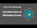 Intro to GIS Programming | Week 10: Introduction to WhiteboxTools for Watershed Analysis