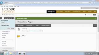 Blackboard Learn - Adding Menu Items