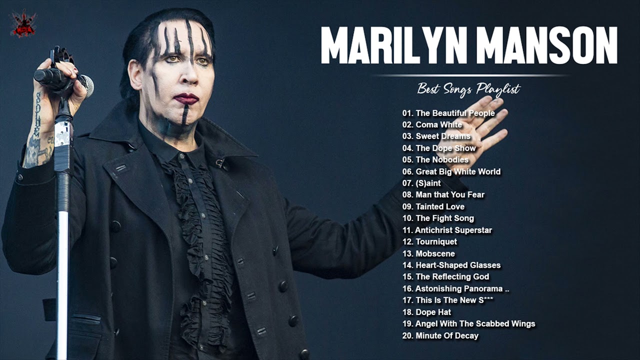 Marilyn Manson Greatest Hits Full Album - Best Songs Of Marilyn Manson ...