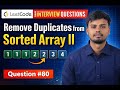 LeetCode 80 – Remove Duplicates from Sorted Array II