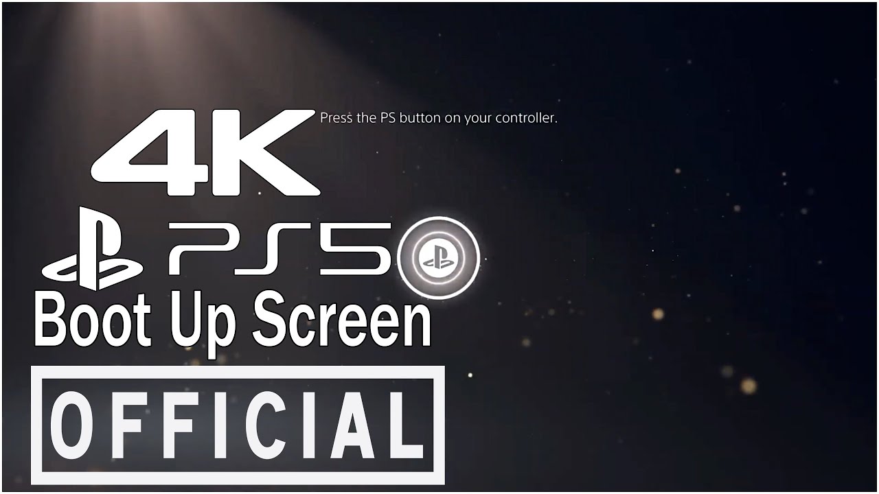 PS5 Boot Up Screen Revealed 4k 2020 - YouTube