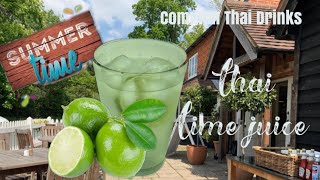 Thai Lemon Juice | East Greets West Cookery