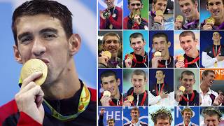 Here are all of Michael Phelps's 28 Olympic medals