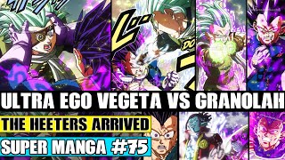 MEGA INSTINCT VEGETA VS GRANOLAH! The Heeters Arrive Dragon Ball Super Manga Chapter 75 Review