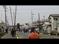 富貴区祭礼試楽祭　2024年4月6日（午前）　本若車　架線を上げて名鉄河和線富貴１号踏切東進