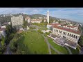 berkeley graduation drone selfie