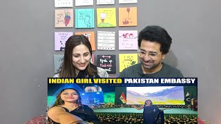 Pak Reacts Indian girl visited Pakistan 🇵🇰 High Commission for Iftar Dinner party 🇮🇳 by embassy