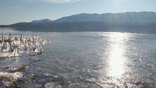 Liqeni i ngrirë i Shkodrës- The frozen lake of Shkodra