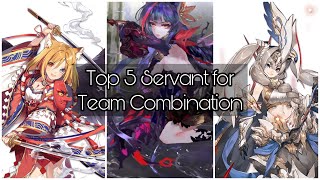 Top 5 Servant For Team Combination - Mirage Memorial Global