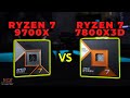 Ryzen 7 9700X vs Ryzen 7 7800X3D | Tested on 15 games