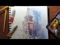 Urban sketching for beginners |  How to draw the Big Ben.