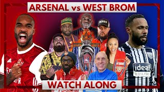 Arsenal vs West Brom | Watch Along Live