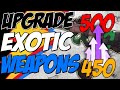 HOW TO UPGRADE EXOTICS to World Tier 5 The Division 2