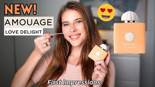 NEW AMOUAGE LOVE DELIGHT FIRST IMPRESSIONS \u0026 REVIEW: My Jaw DROPPED!