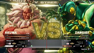 SFV Champion Edition🔥 Naooonn (Akuma)Vs ASASE (Zangief) 🔥 Online Match's 01-07-2023