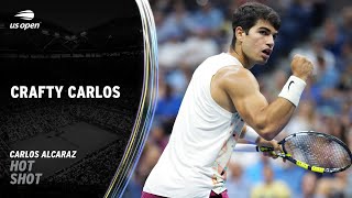 Carlos Alcaraz Wins Epic Point | 2023 US Open