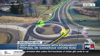 ODOT moves forward with roundabout proposal on 'dangerous' Oxford road